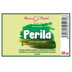  Bylinné kapky Perila list 50 ml - etiketa