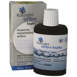 Koloidní stříbro 10 ppm 50 ml - původní obal