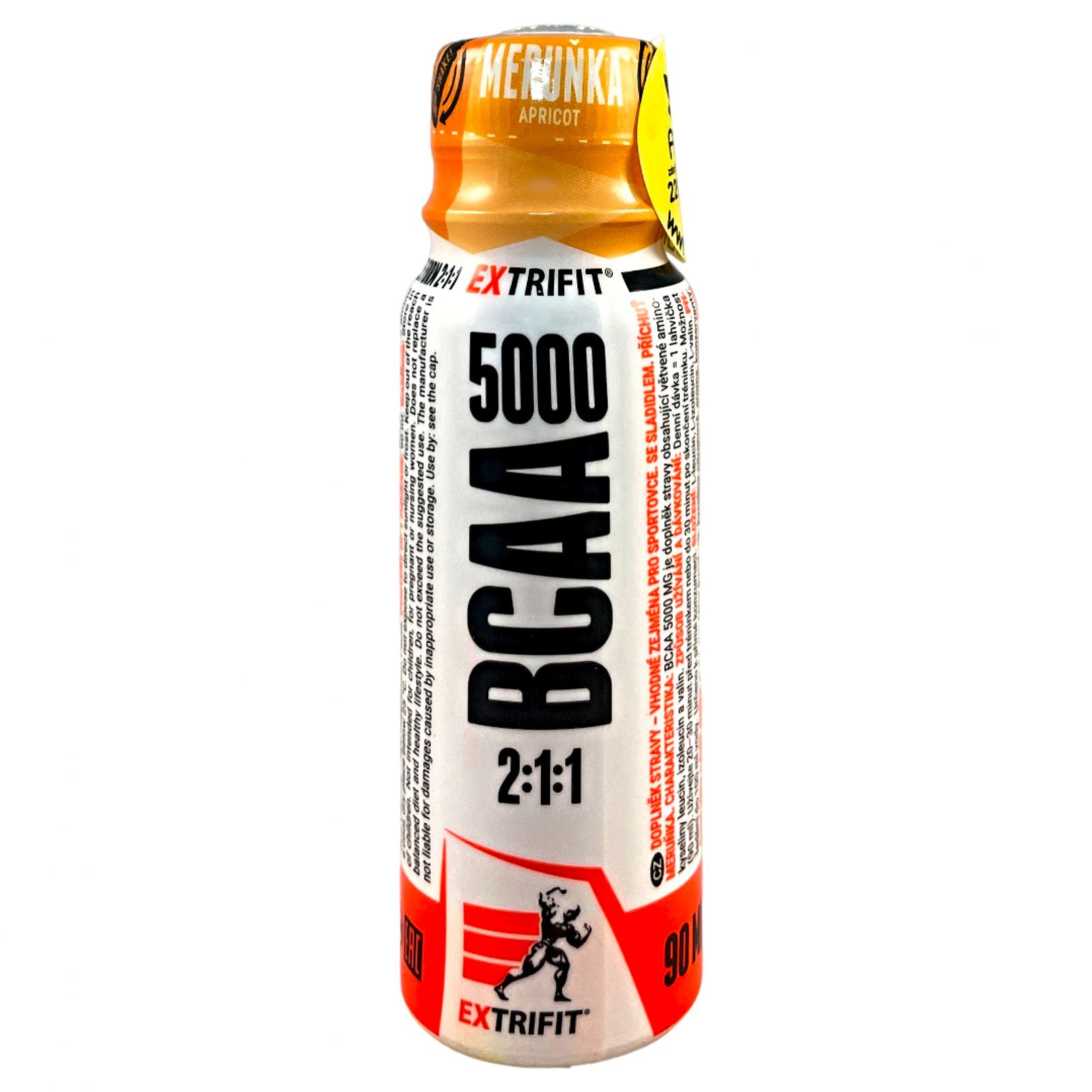 Extrifit BCAA 5000 2:1:1 Shot 90 ml - meruňka