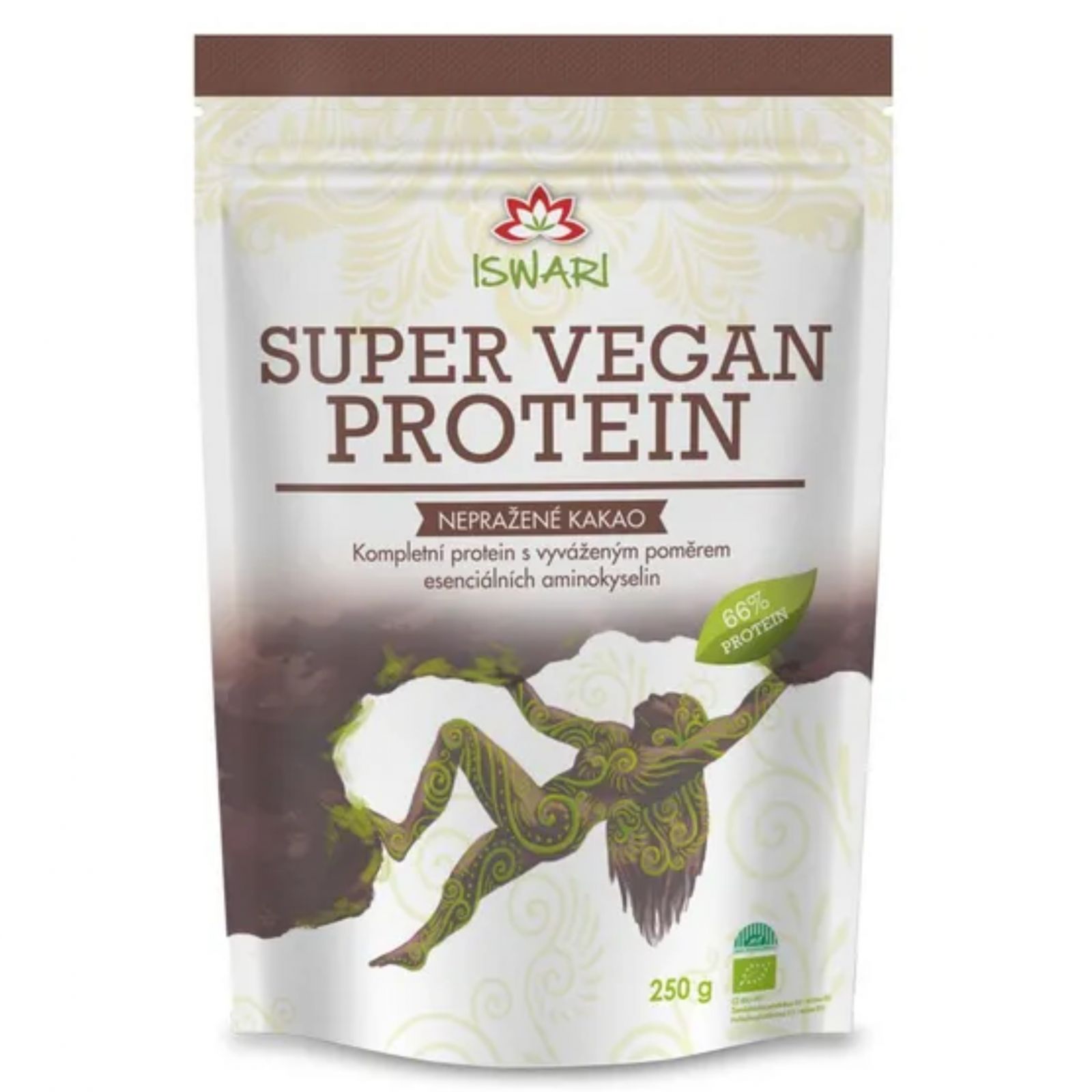  Iswari BIO Super Vegan Protein 66% kakao 250 g