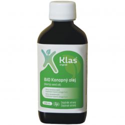 Klas Konopný olej BIO 200 ml