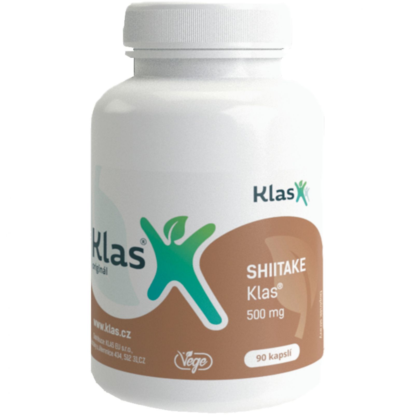 Klas Shiitake 500 mg – 90 kapslí