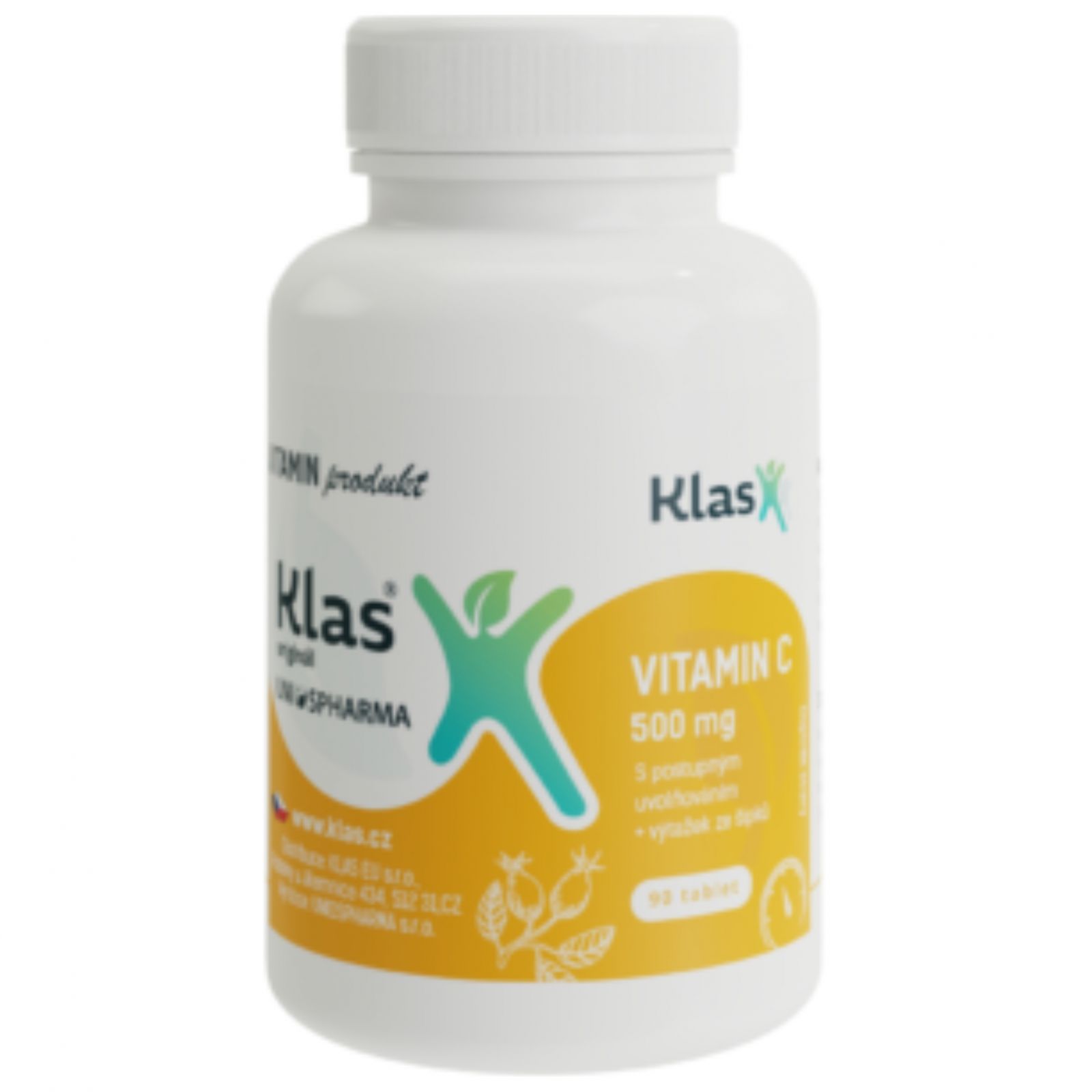 Klas Vitamín C 500 mg Time release 90 tablet