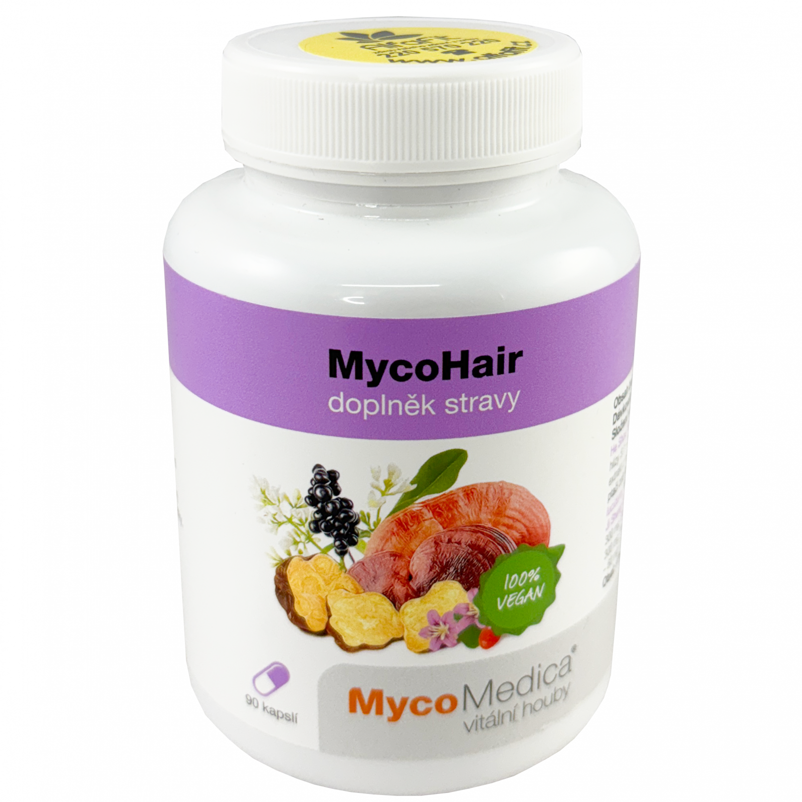 MycoMedica MycoHair (Reishi, Polyporus) 90 Kapseln