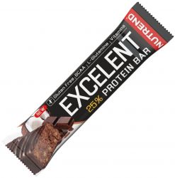 Nutrend Excelent 25% protein bar 85 g, Čokoláda s kokosem v mléčné čokoládě