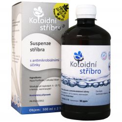 Koloidní stříbro 50 ppm 1000 ml - původní obal