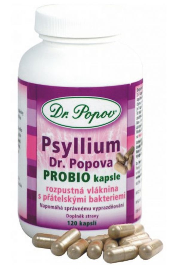 Dr. Popov Psyllium PROBIO 120 capsules